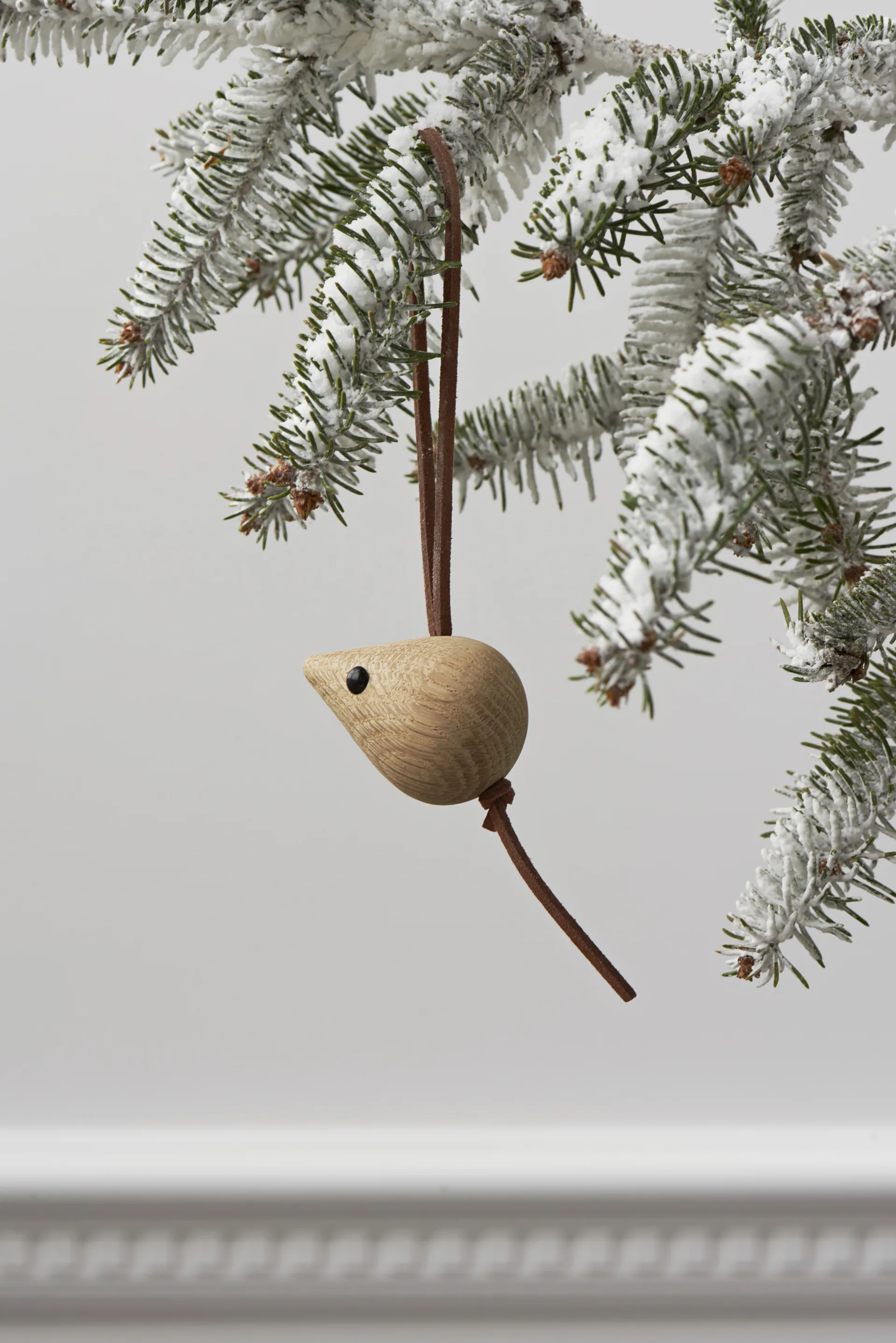 Décoration de Noël souris Forest tales 4 cm, Chêne Rosendahl