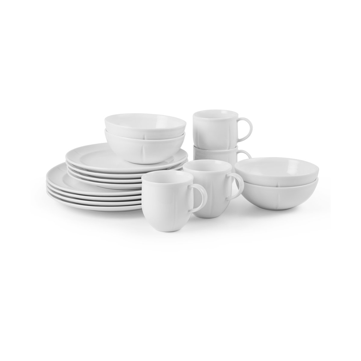Rosendahl Ensemble de service Grand Cru Soft blanc 16 pièces Blanc