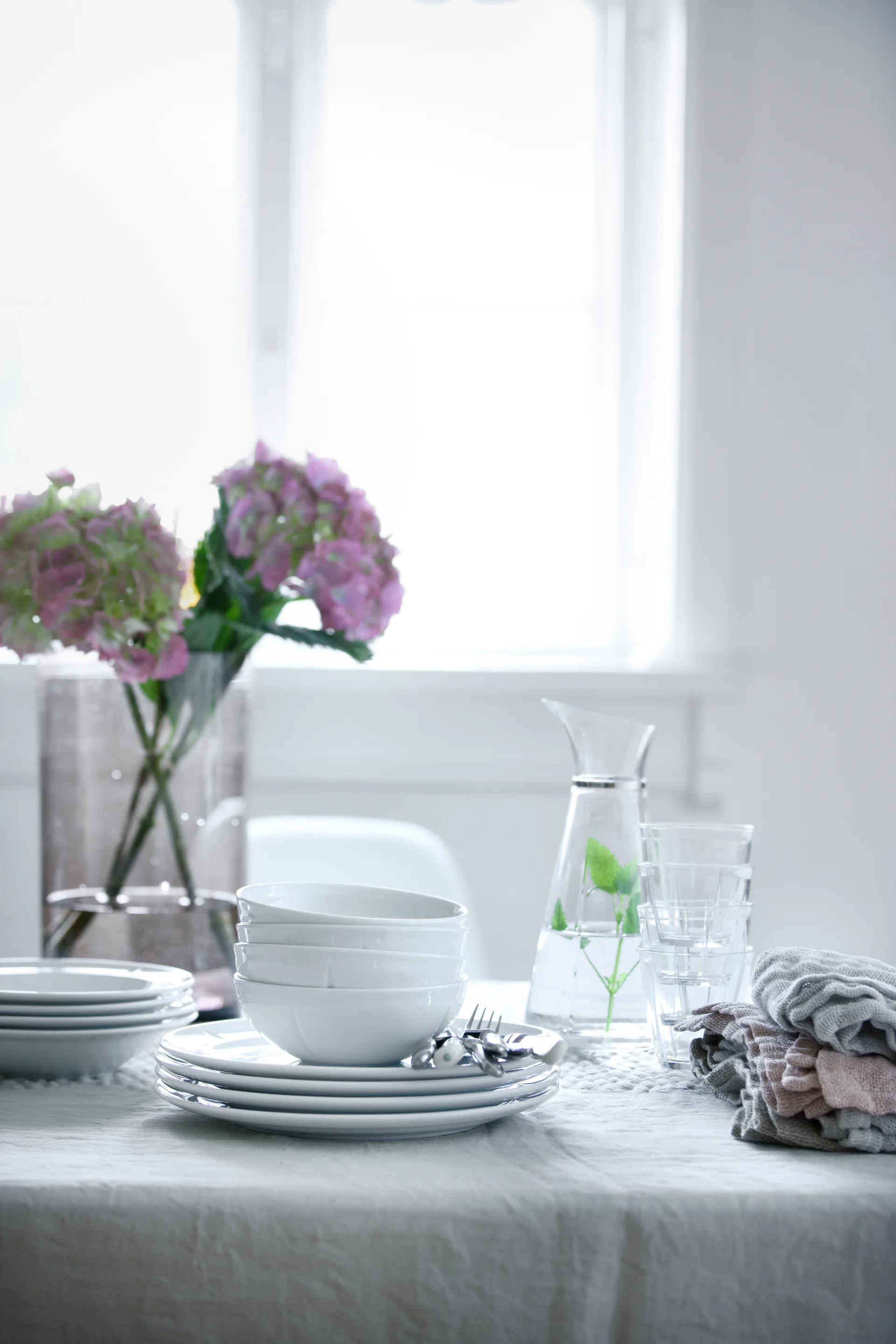 Ensemble de service Grand Cru Soft blanc 16 pièces, Blanc Rosendahl