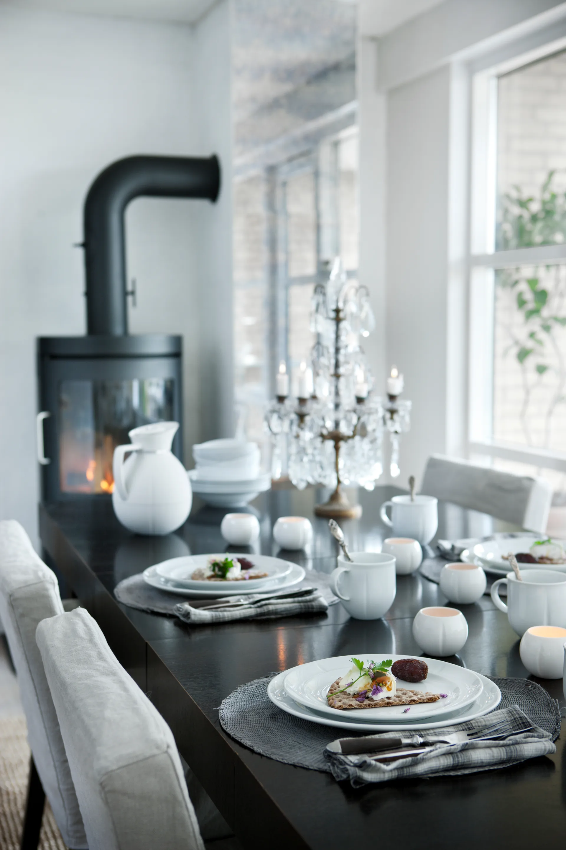 Ensemble de service Grand Cru Soft blanc 16 pièces, Blanc Rosendahl