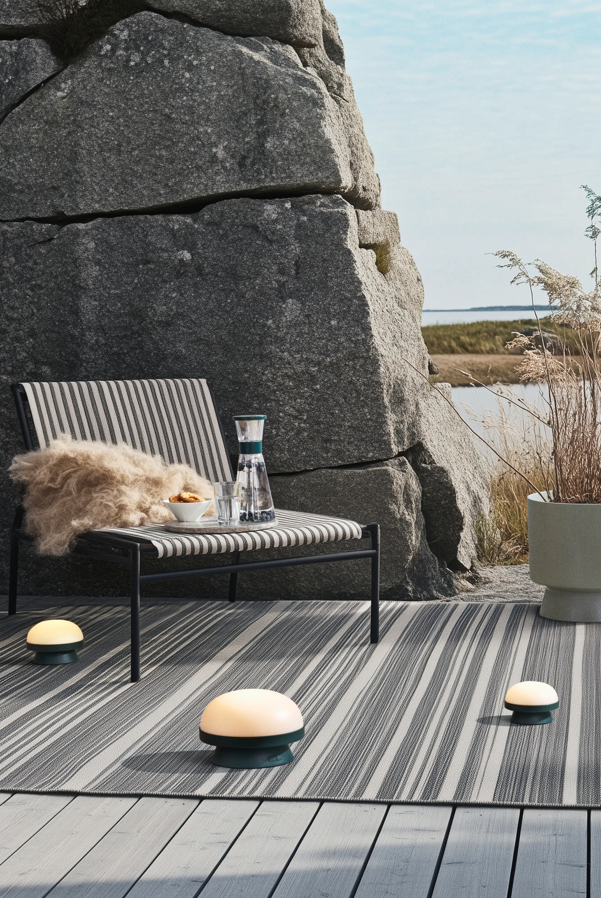 Lampe solaire Soft Spot dots Ø11,5 cm, Forest green Rosendahl