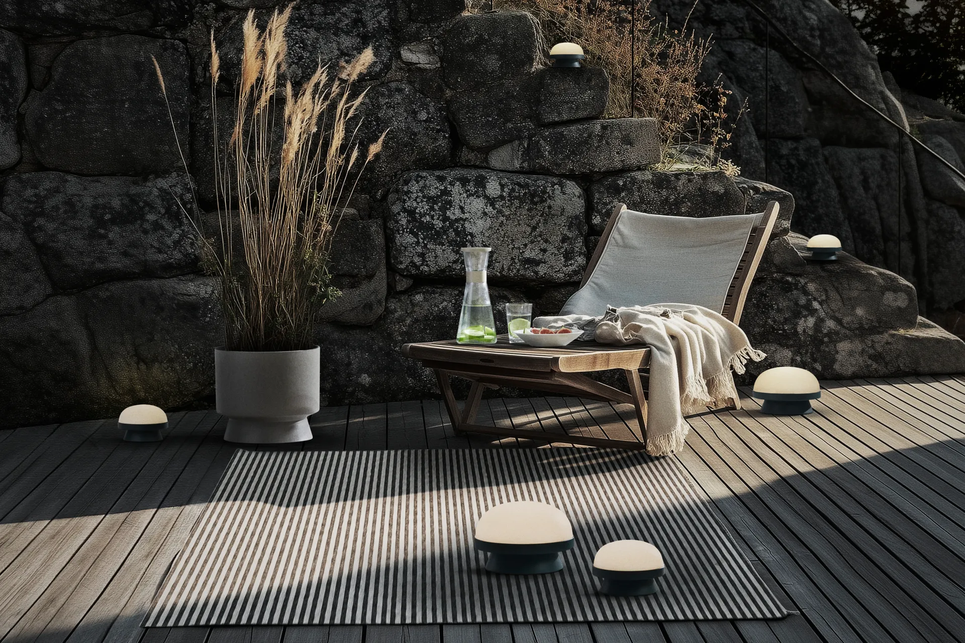 Lampe solaire Soft Spot dots Ø11,5 cm, Forest green Rosendahl