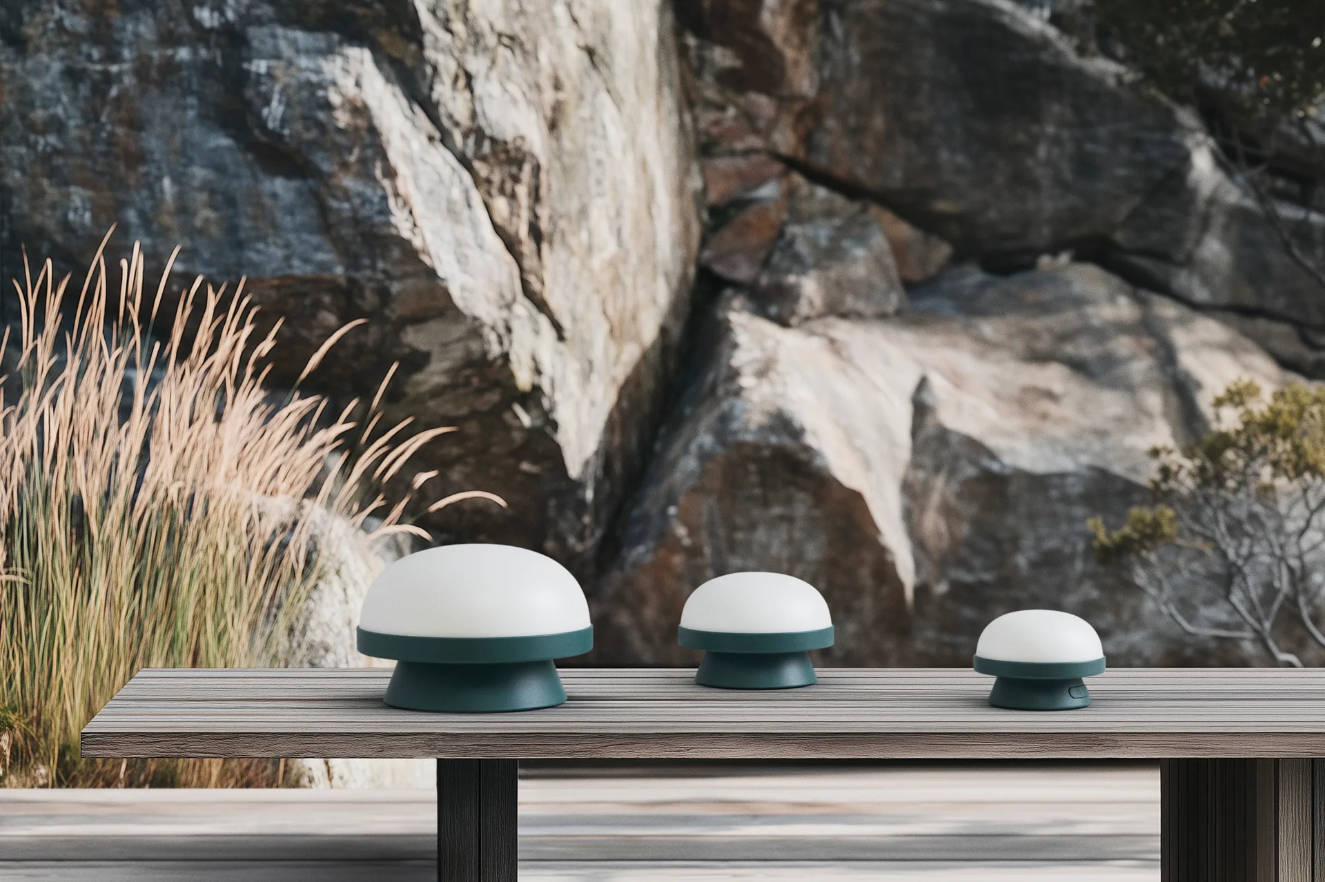 Lampe solaire Soft Spot dots Ø14,5 cm, Forest green Rosendahl