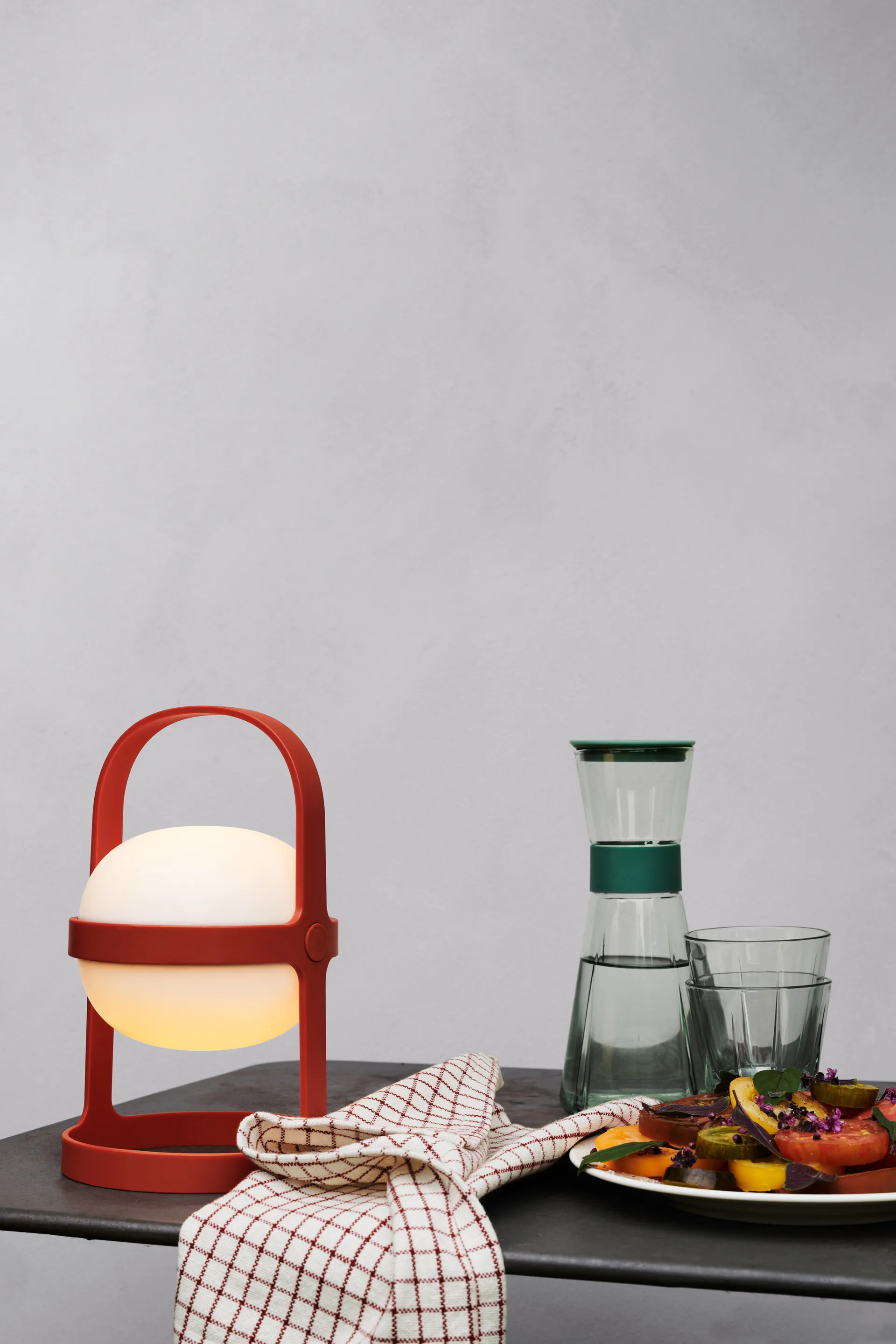 Lampe solaire Soft Spot terracotta, 25 cm Rosendahl