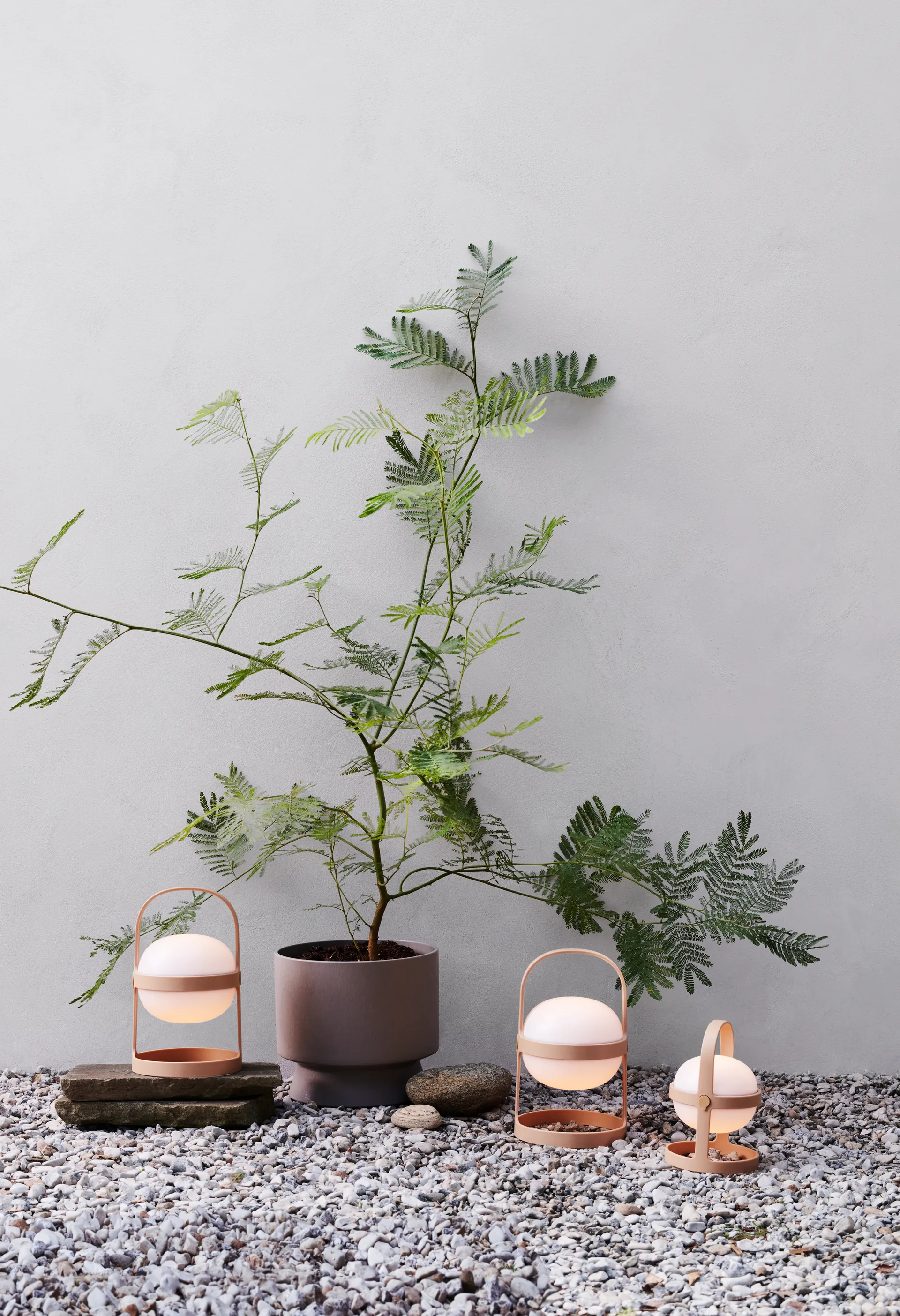 Lampe solaire Soft Spot wheat, 25 cm Rosendahl