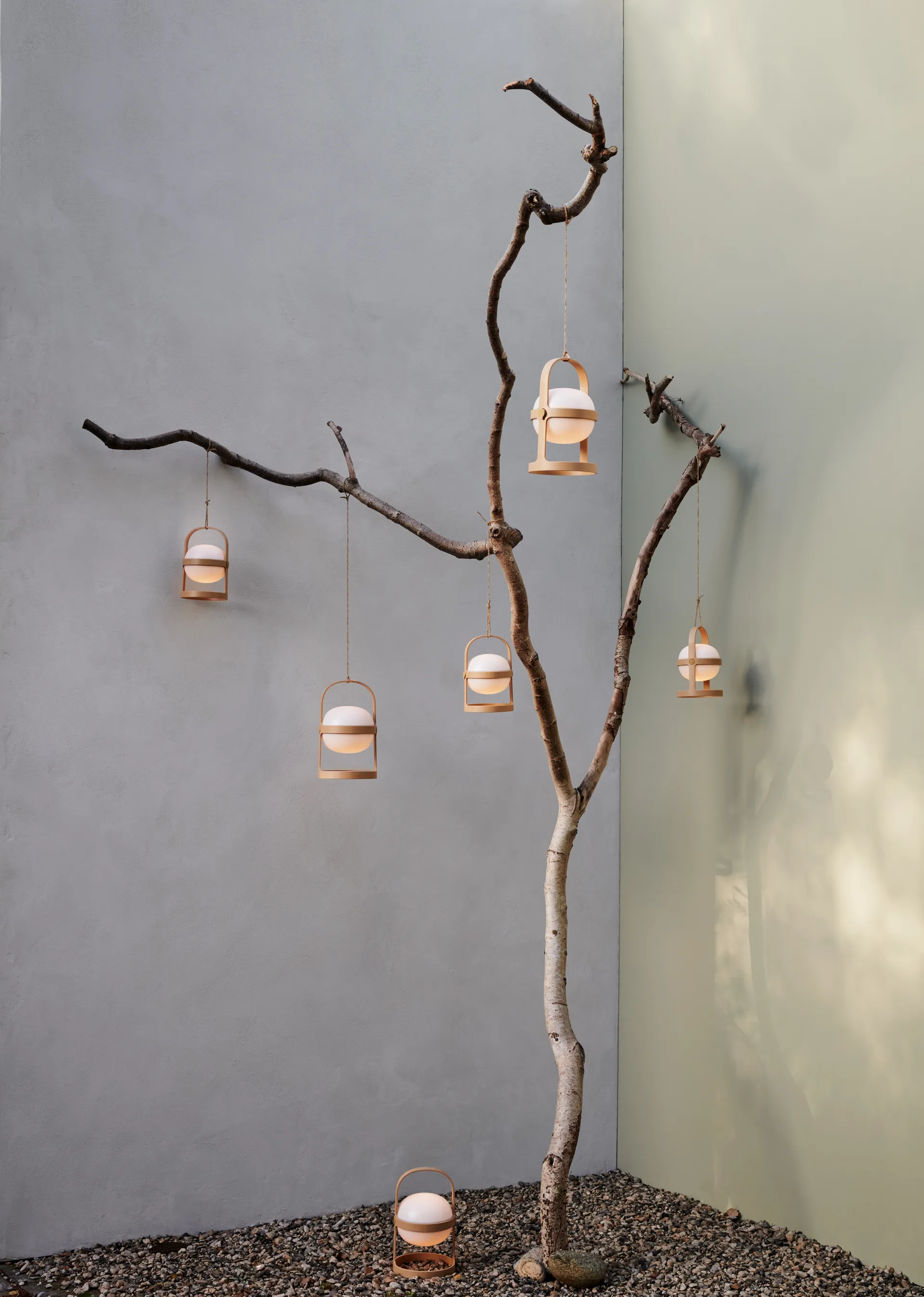 Lampe solaire Soft Spot wheat, 25 cm Rosendahl