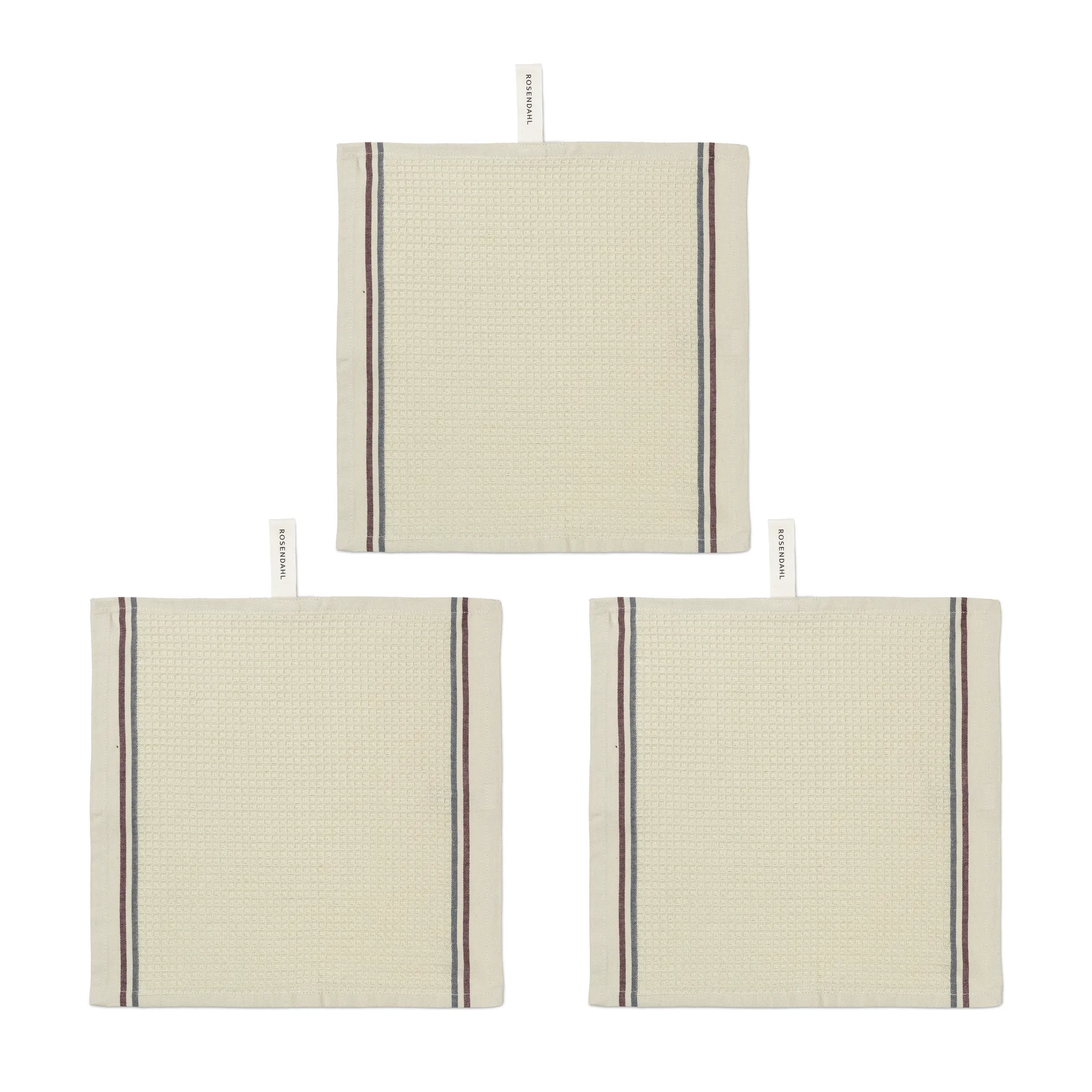 Lavette Delta 30x30 cm Lot de 3, Sable Rosendahl