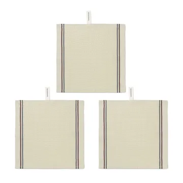 Lavette Delta 30x30 cm Lot de 3 - Sable - Rosendahl