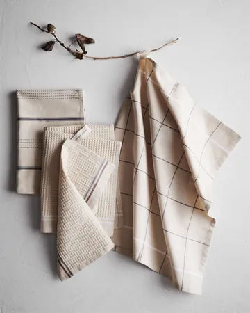 Lavette Delta 30x30 cm Lot de 3 - Sable - Rosendahl