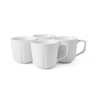 Mug Grand Cru essentials 30 cl, lot de 4 - Blanc - Rosendahl