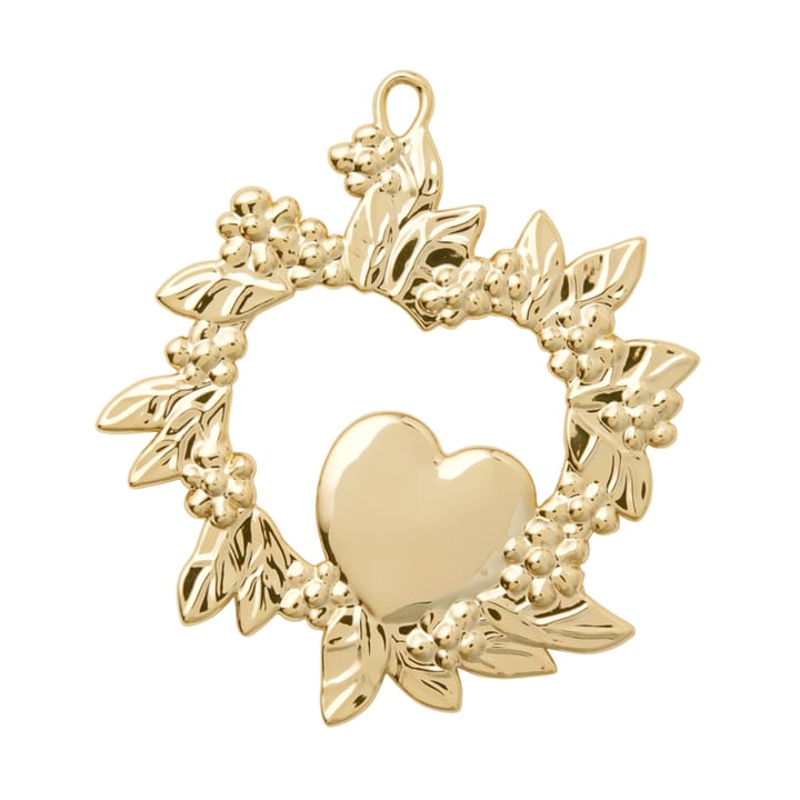 Ornement de Noël Wild Heart 8 cm, Doré Rosendahl
