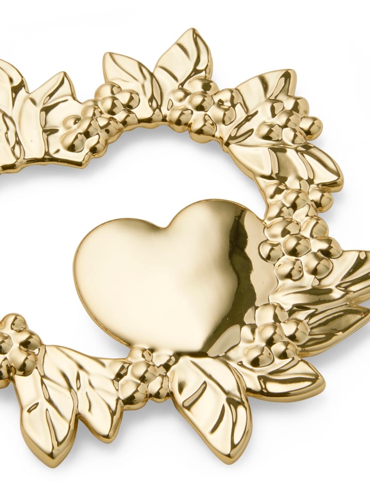 Ornement de Noël Wild Heart 8 cm, Doré Rosendahl