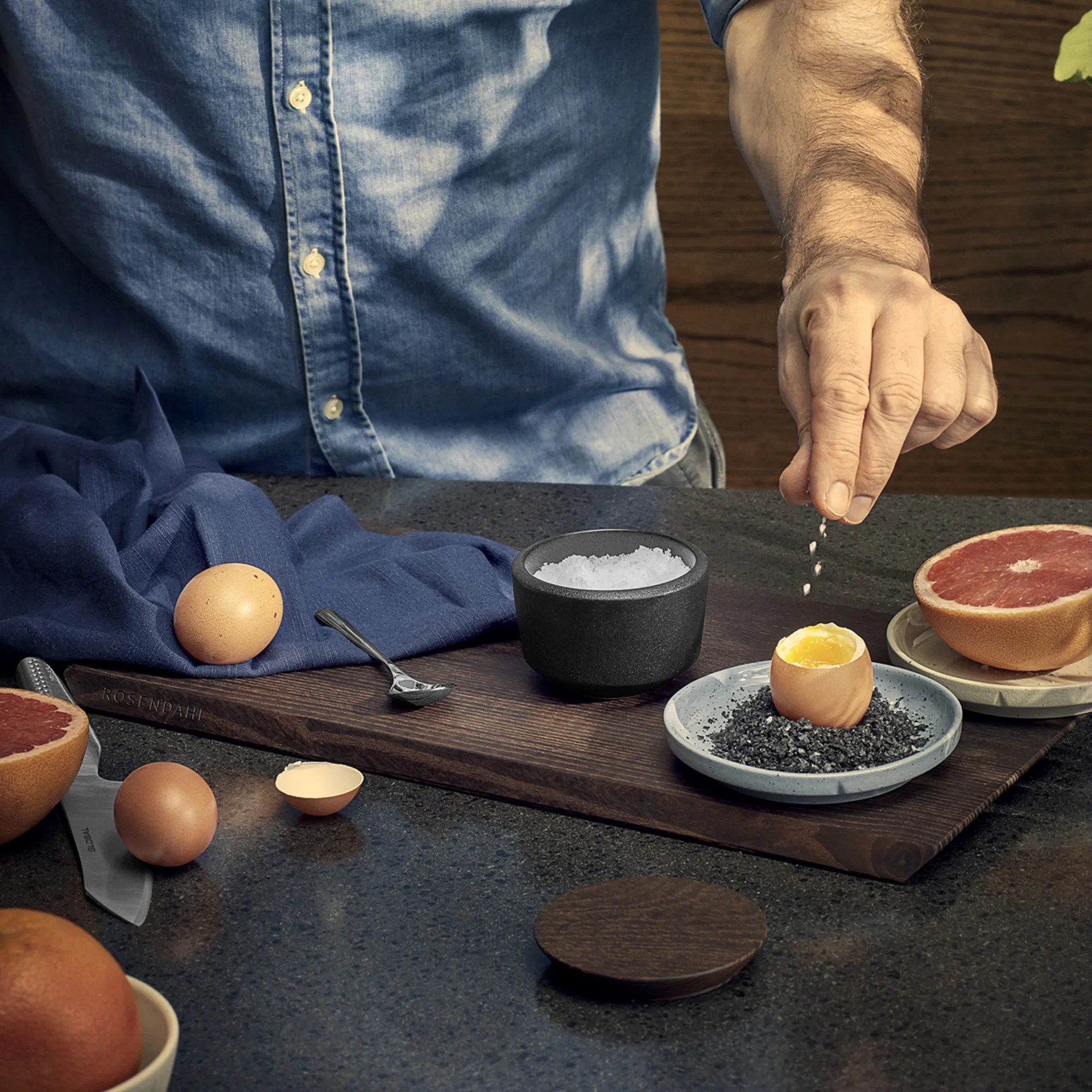 Planche à découper Rå 44x25 cm, Frêne Termo Rosendahl