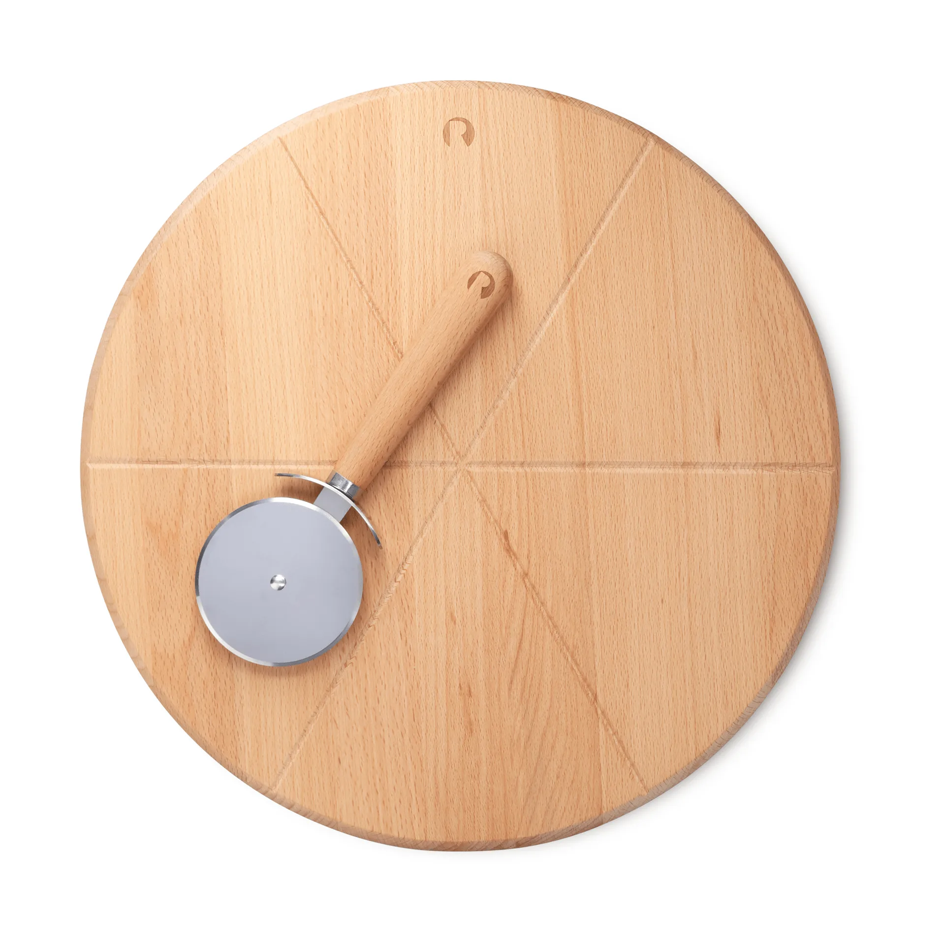 Planche à pizza et coupe-pizza Grand Cru, Hêtre, Ø35 cm Rosendahl