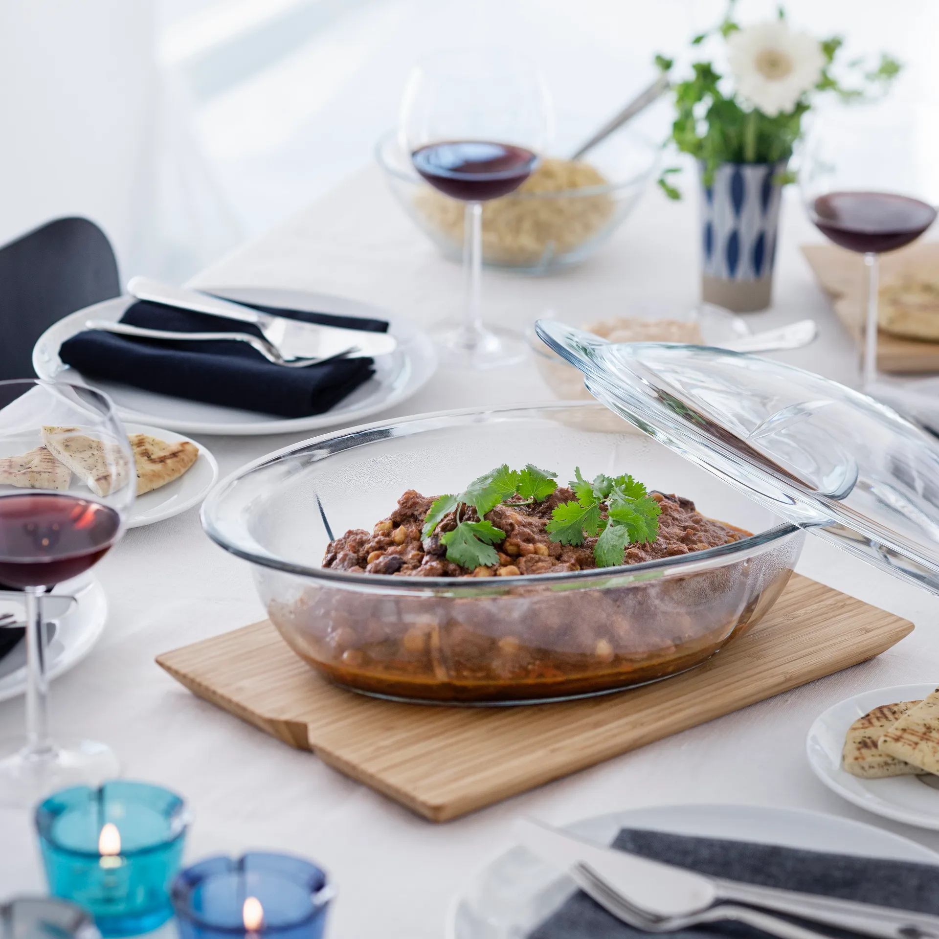 Plat à four avec couvercle en verre Grand Cru, 5,4 l Rosendahl