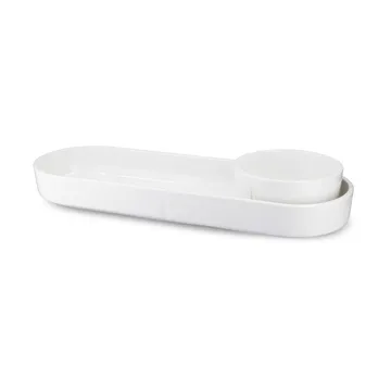 Plat de service ovale Grand Cru - Blanc, 12x34 cm - Rosendahl