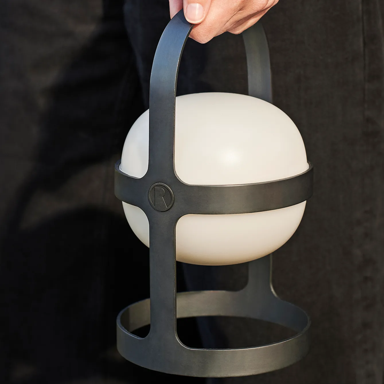 Spot à énergie solaire Soft noir, 25 cm Rosendahl