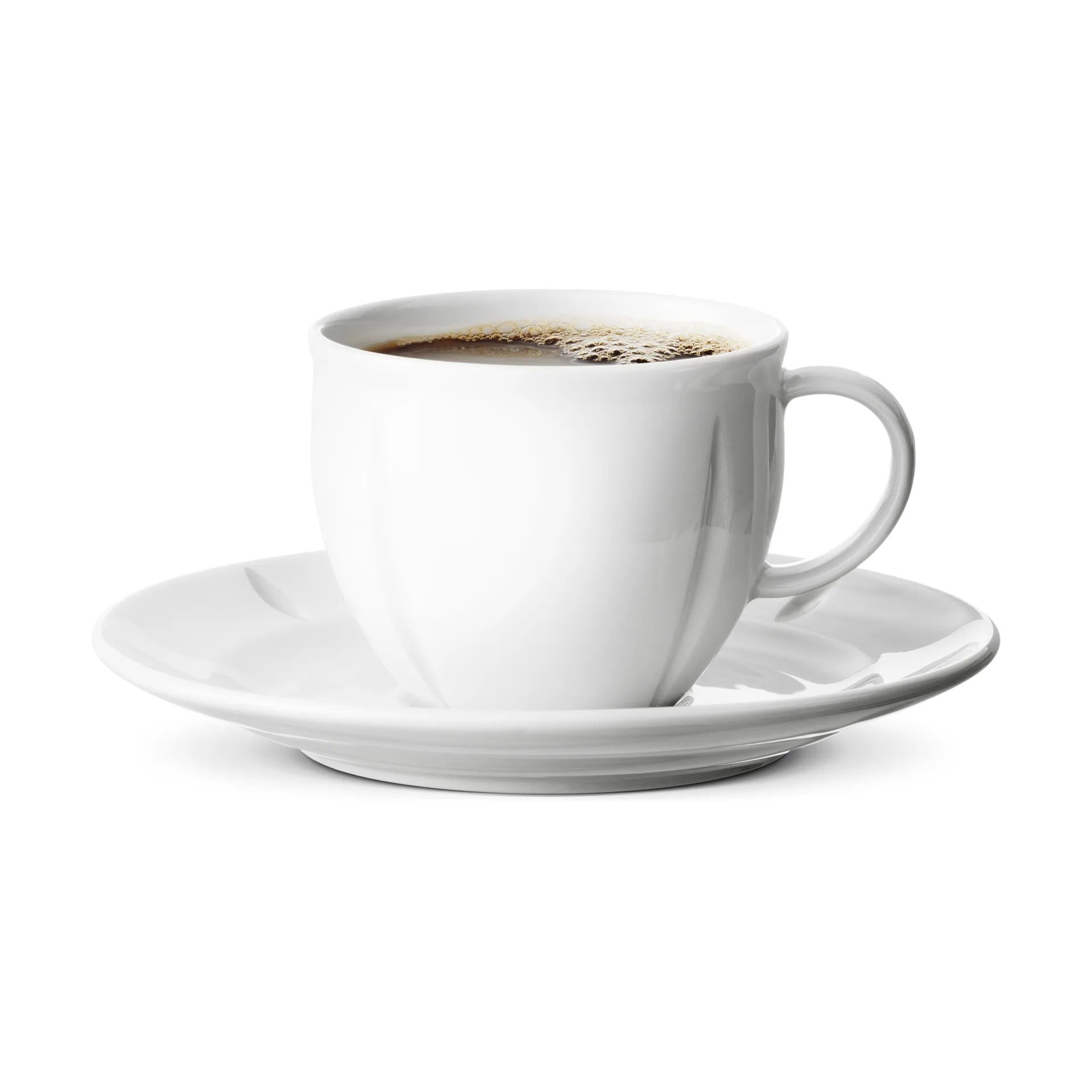 Tasse à café avec soucoupe Grand Cru Soft 28 cl, Blanc Rosendahl