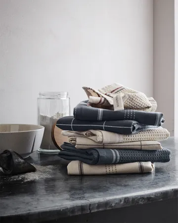Torchon Beta 50x70 cm - Gris foncé - Rosendahl