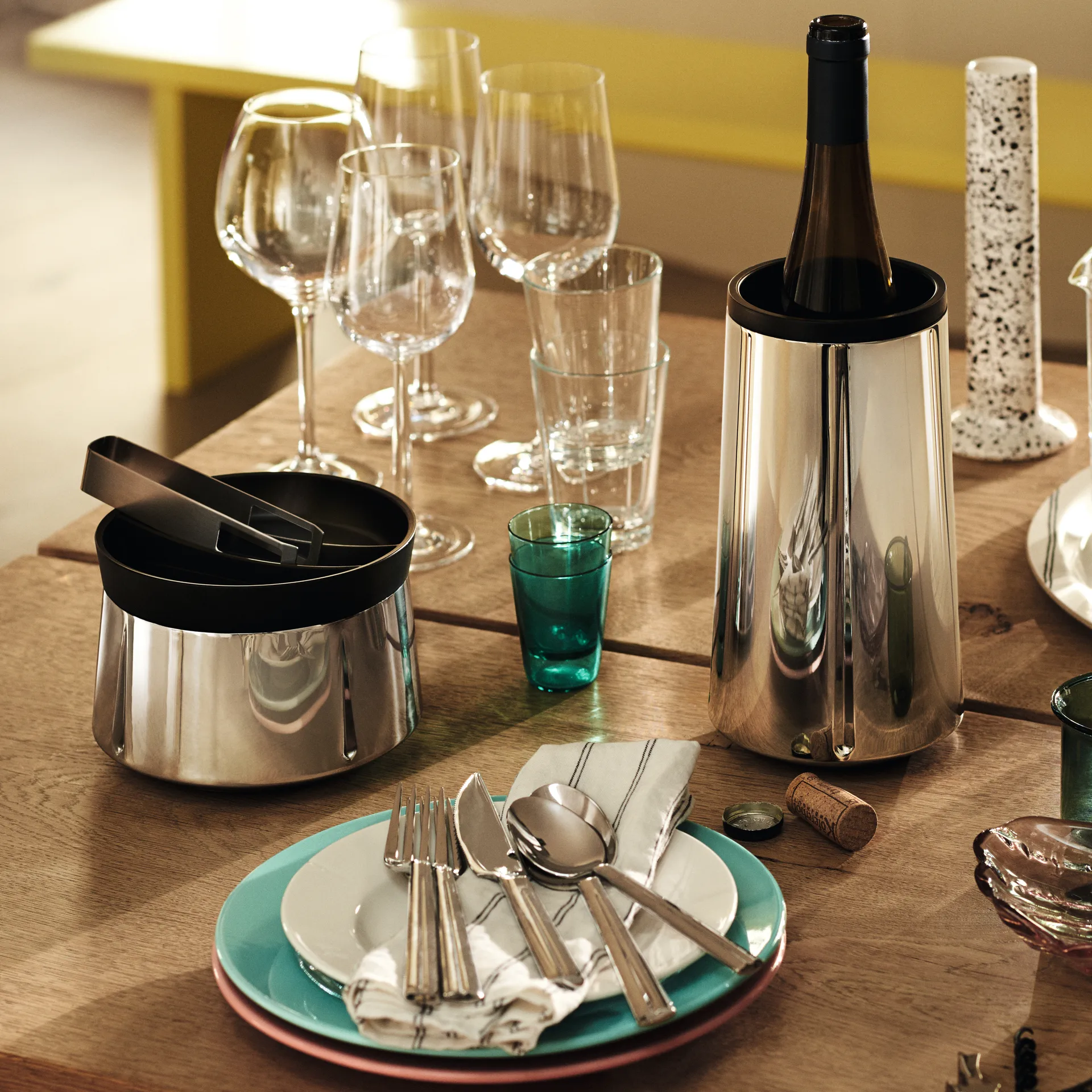 Vase à rafraîchir Grand Cru, Acier inoxydable Rosendahl