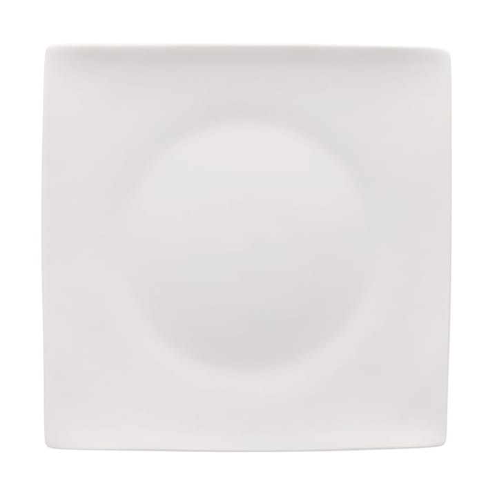 Assiette carrée Jade 23 cm - Blanc - Rosenthal