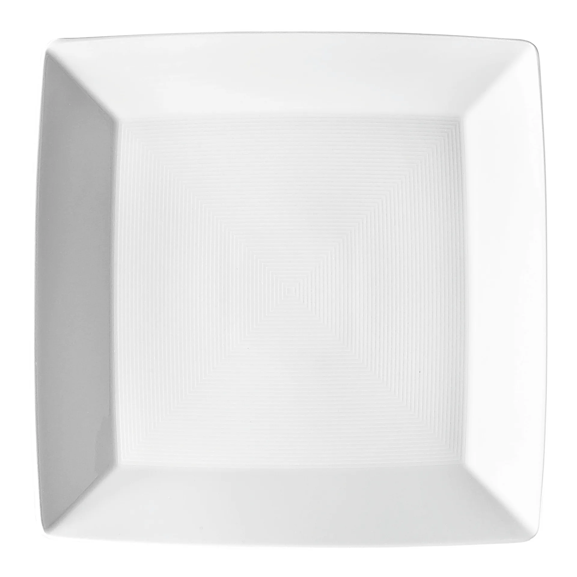 Assiette carrée Loft blanc, 27 cm Rosenthal