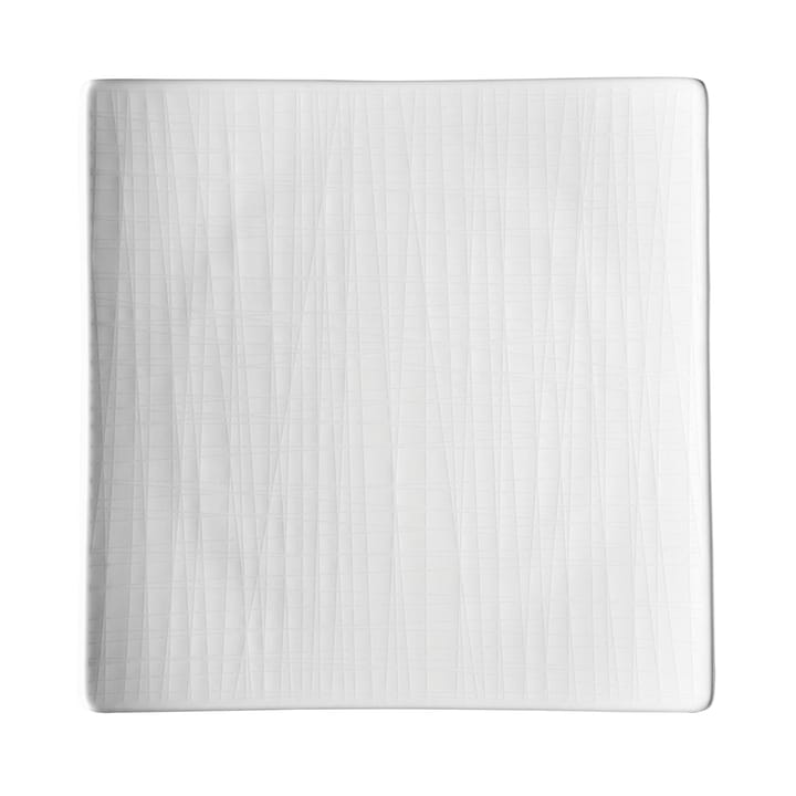 Assiette carrée Mesh 22 cm - blanc - Rosenthal