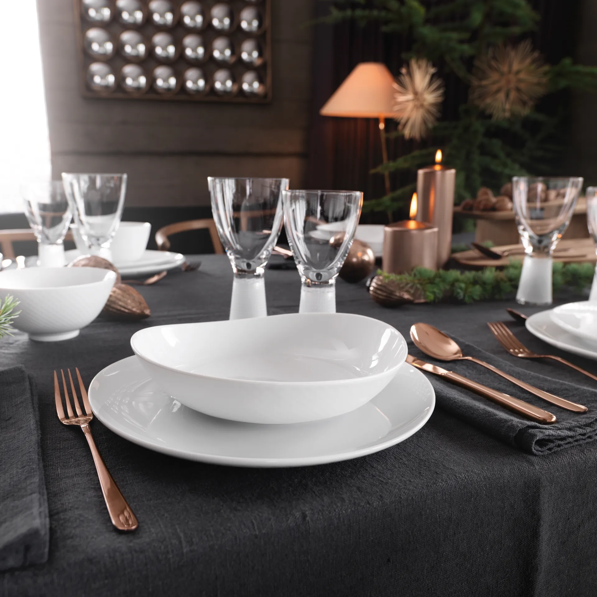 Assiette creuse Junto 22 cm, Blanc Rosenthal