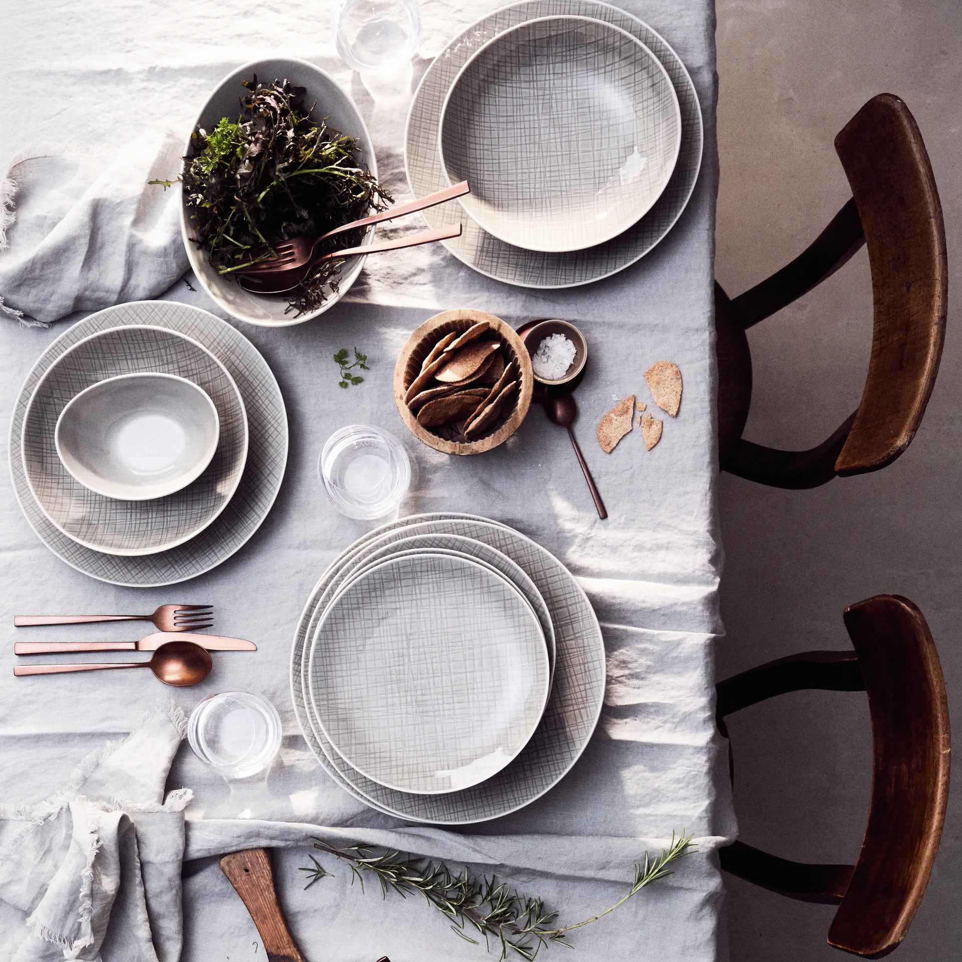 Assiette creuse Mesh 21 cm, Mountain Rosenthal