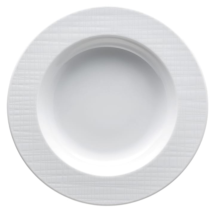 Assiette creuse Mesh Rim 23 cm - Blanc - Rosenthal