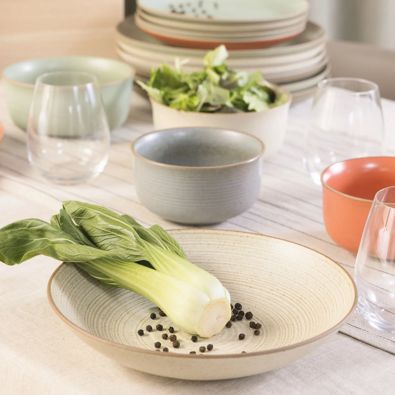 Assiette creuse Thomas NatureØ23 cm, Sable Rosenthal