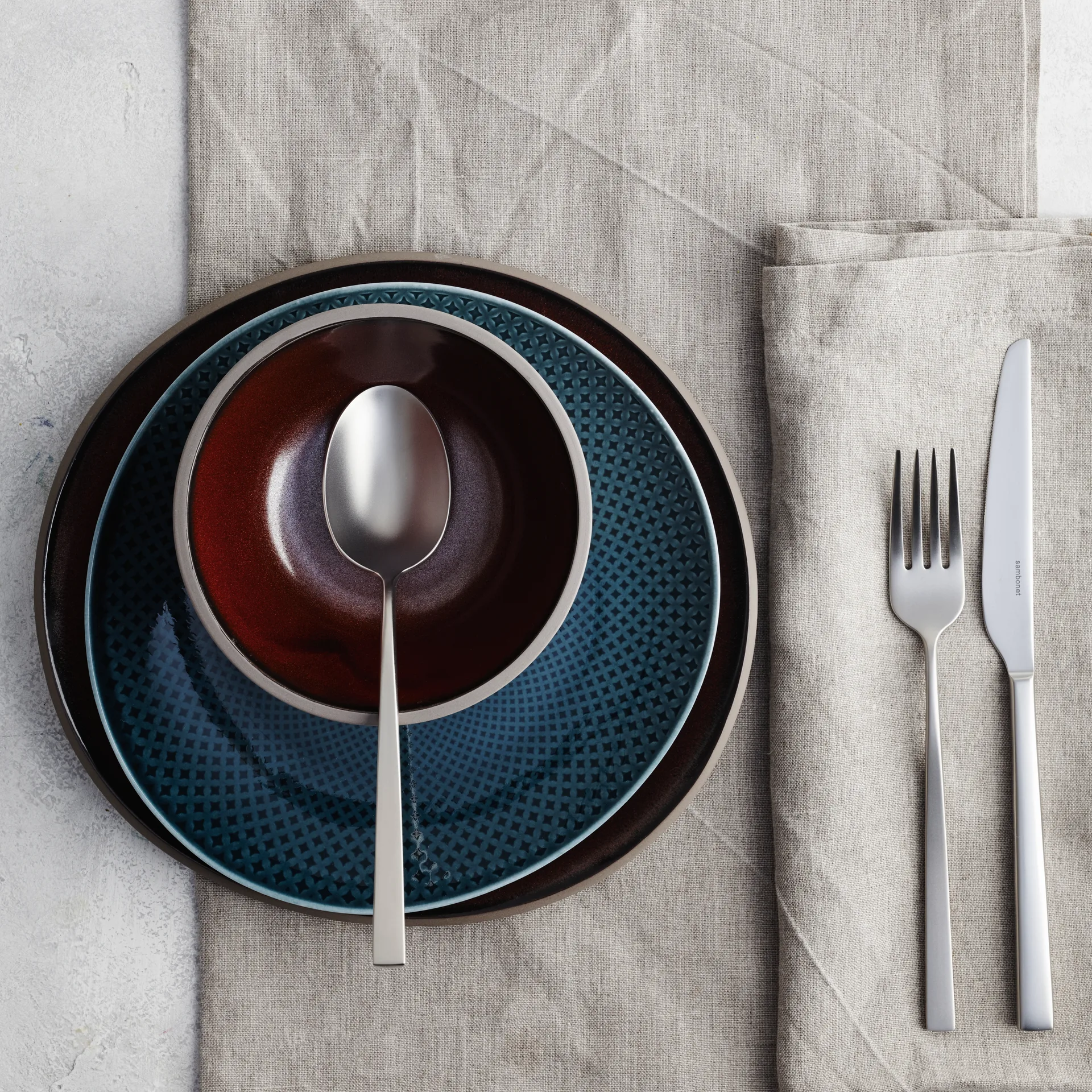 Assiette Junto 22 cm, Bleu océan Rosenthal