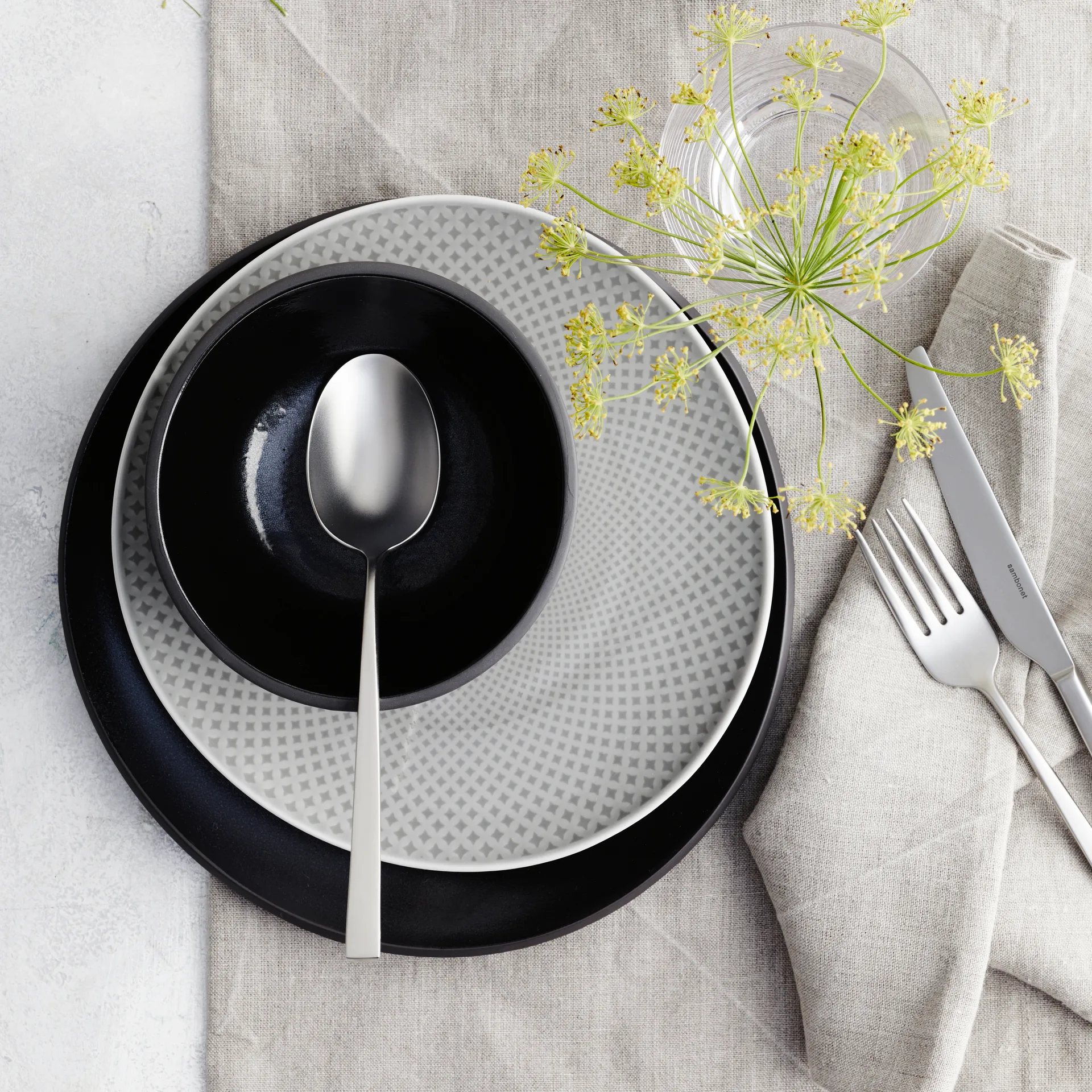 Assiette Junto 22 cm, Gris perle Rosenthal