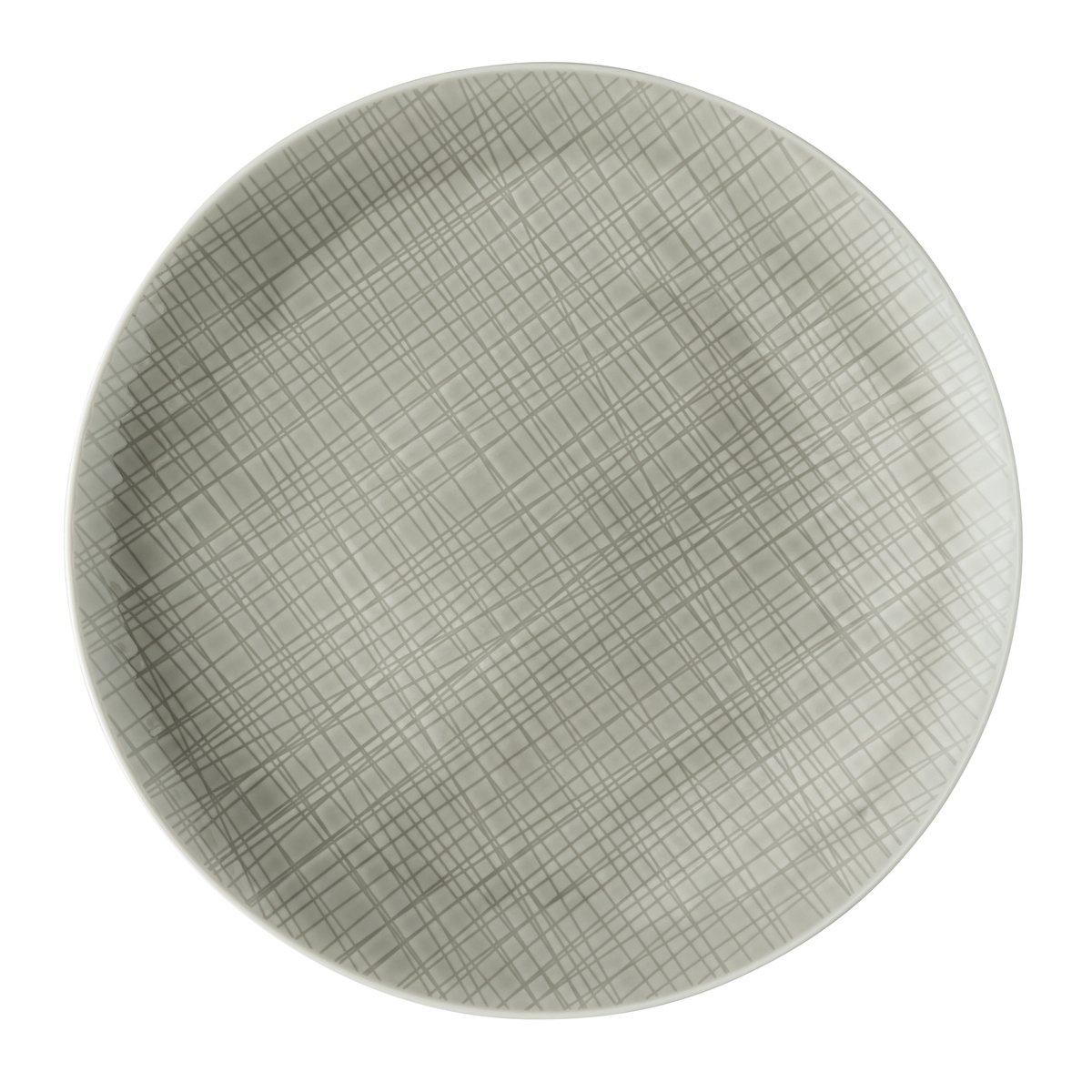 Rosenthal Assiette Mesh 27 cm Mountain | Design Scandinave | Assiettes plates | Gris