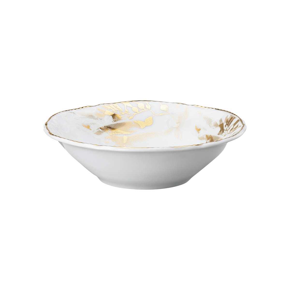 rosenthal corbeille à fruits rosenthal heritage midas 15 cm blanc-doré