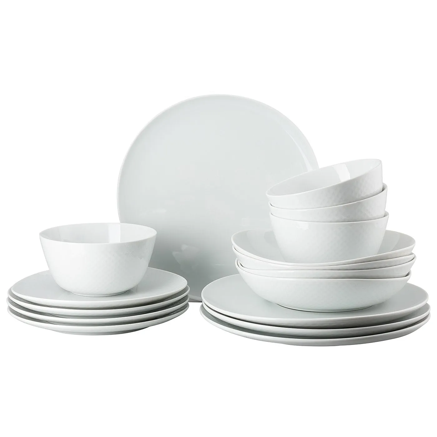 Service de vaisselle Junto blanc, 16 pièces Rosenthal