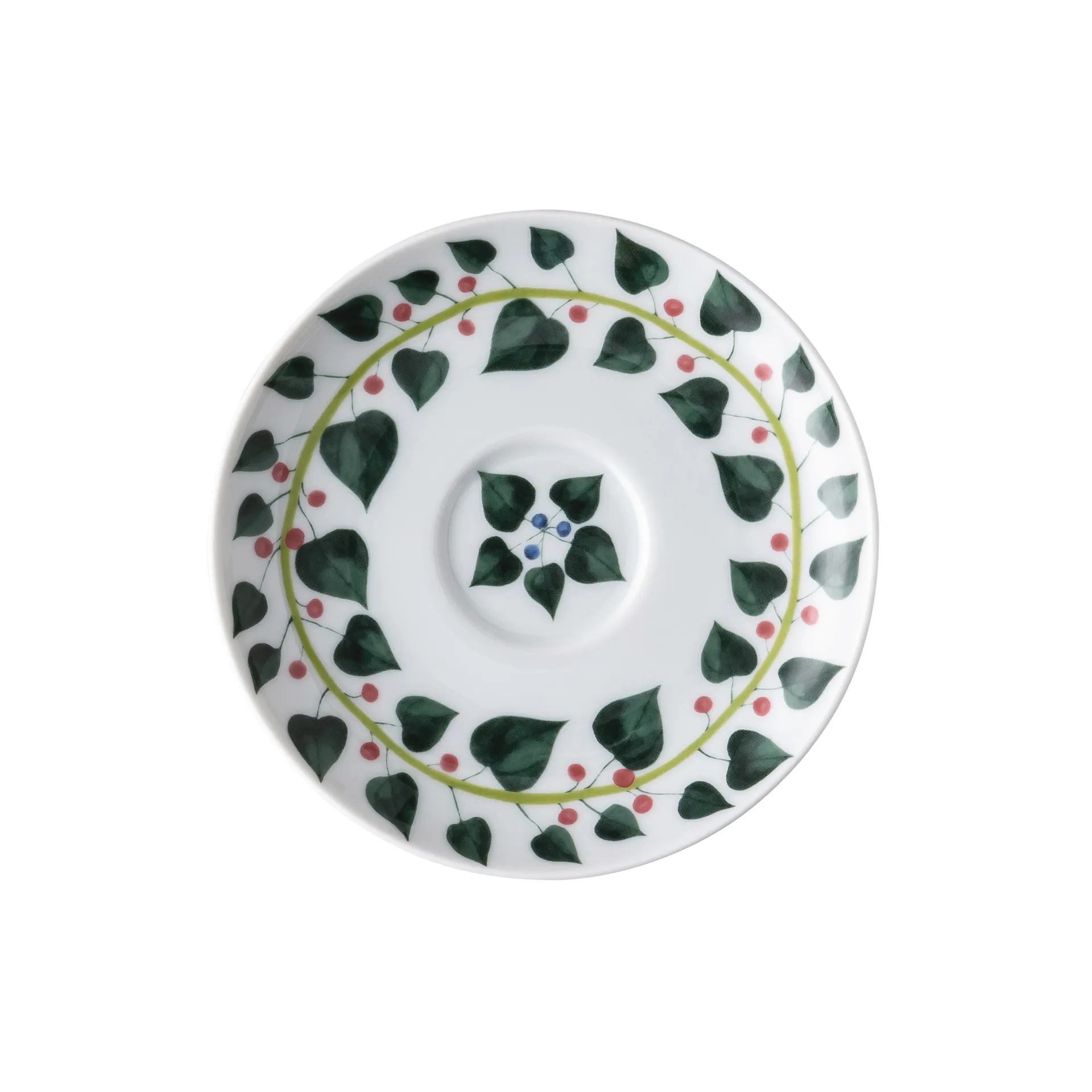 Soucoupe à espresso Magic Garden Foliage 12 cm, Blanc-vert Rosenthal