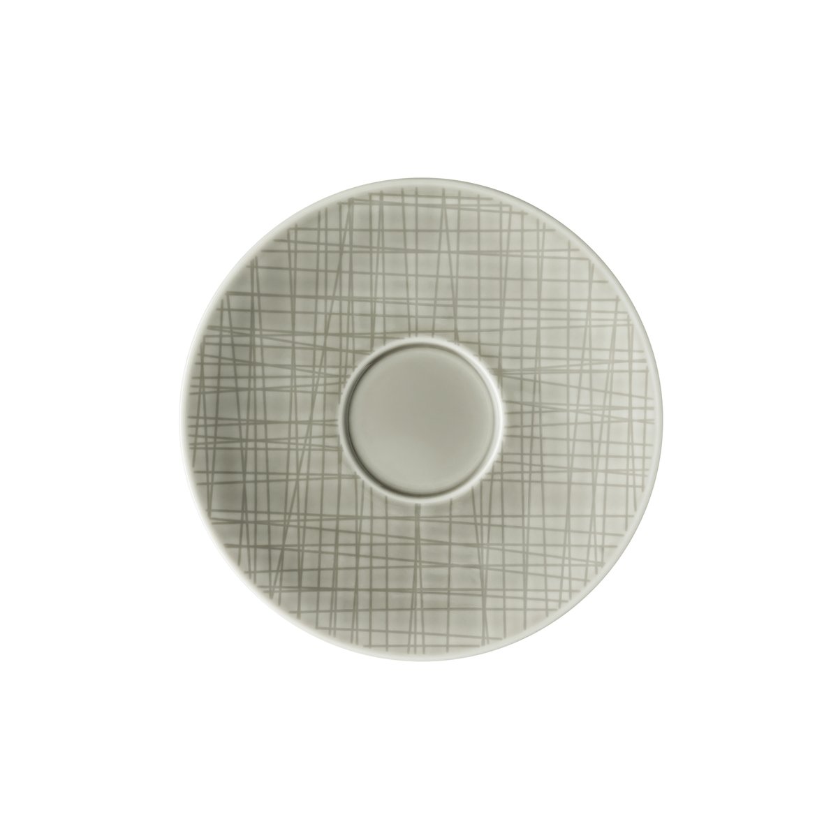 Rosenthal Soucoupe Mesh Mountain | Design Scandinave | Soucoupes à thé & à café | Gris
