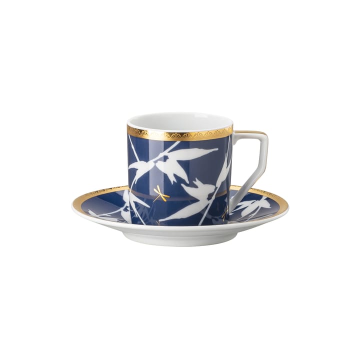 Tasse à espresso avec soucoupe Rosenthal Heritage Turandot - Bleu - Rosenthal