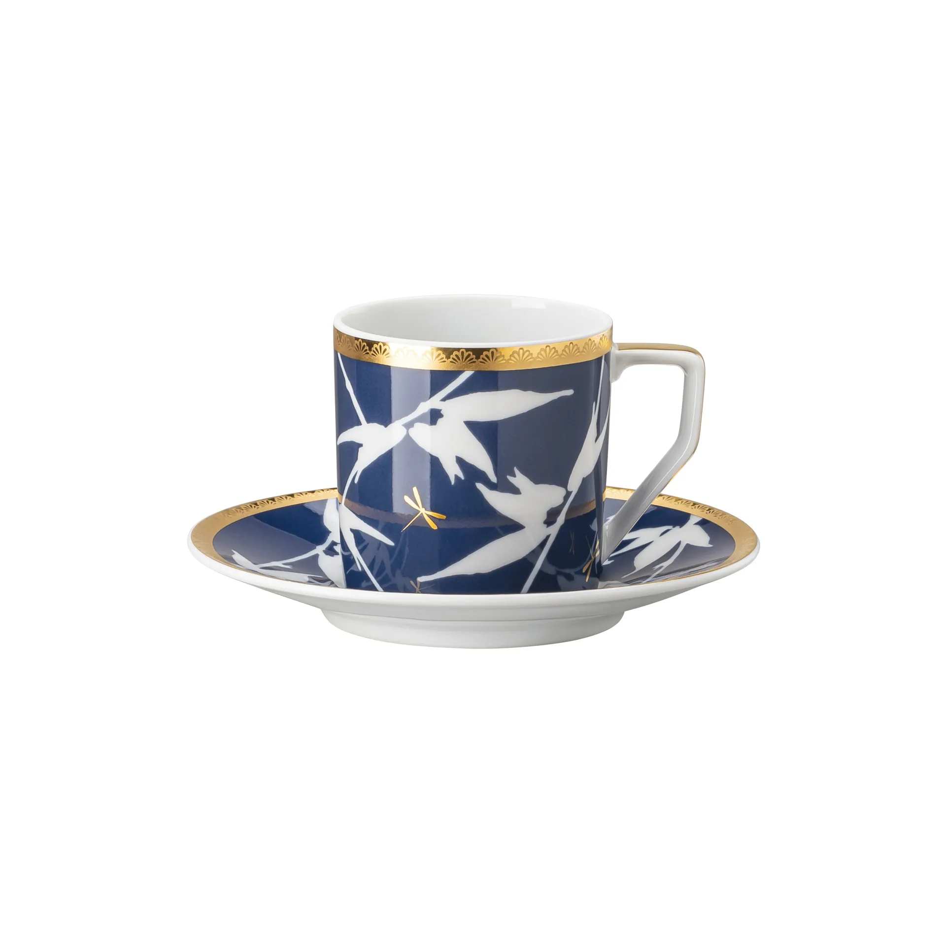 Tasse à espresso avec soucoupe Rosenthal Heritage Turandot, Bleu Rosenthal