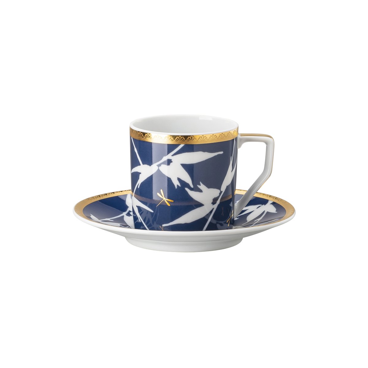 rosenthal tasse à espresso avec soucoupe rosenthal heritage turandot bleu