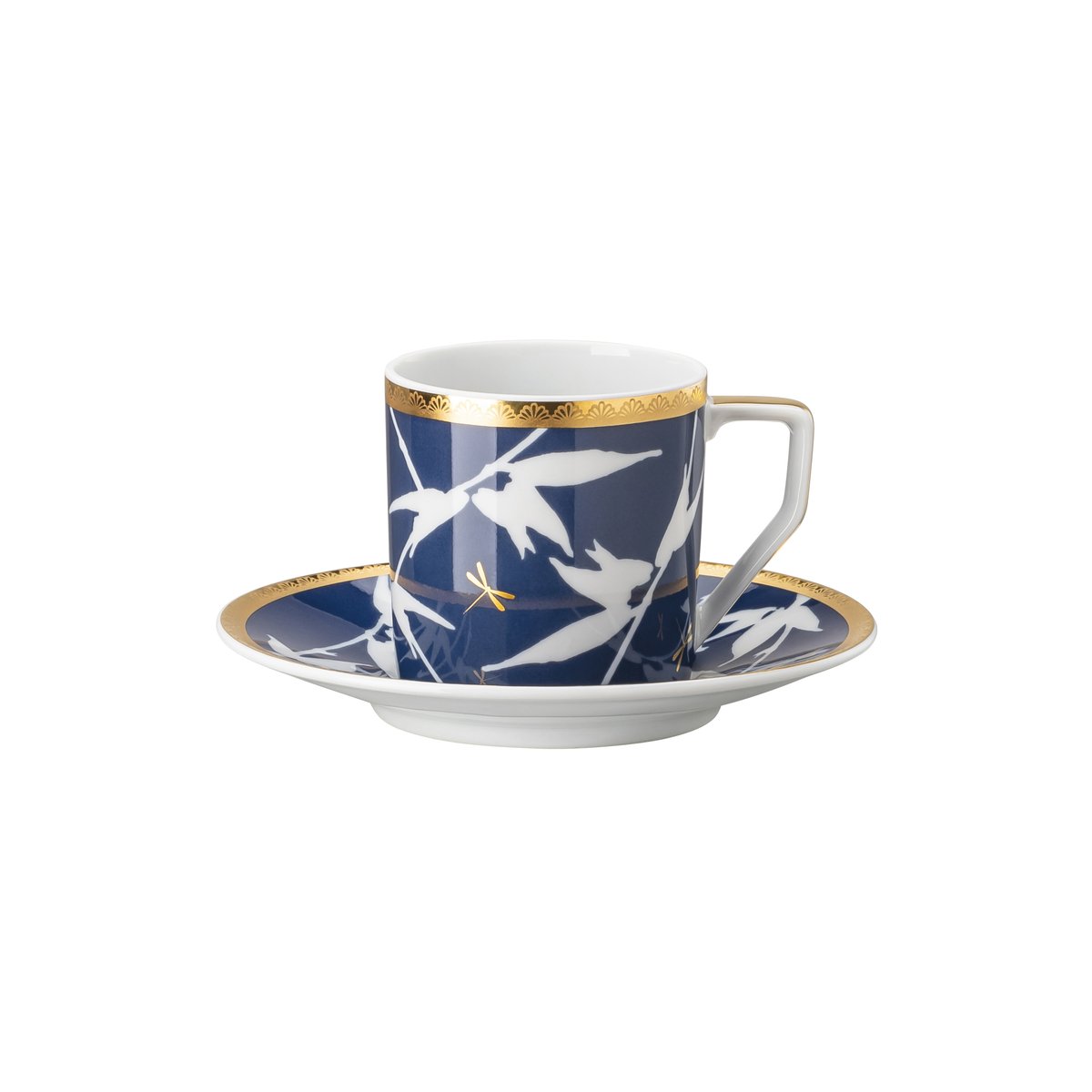 Rosenthal Tasse à espresso avec soucoupe Rosenthal Heritage Turandot Bleu