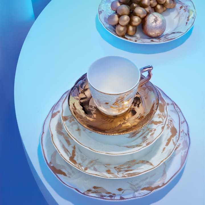 Tasse avec soucoupe Rosenthal Heritage Midas, Blanc-doré Rosenthal