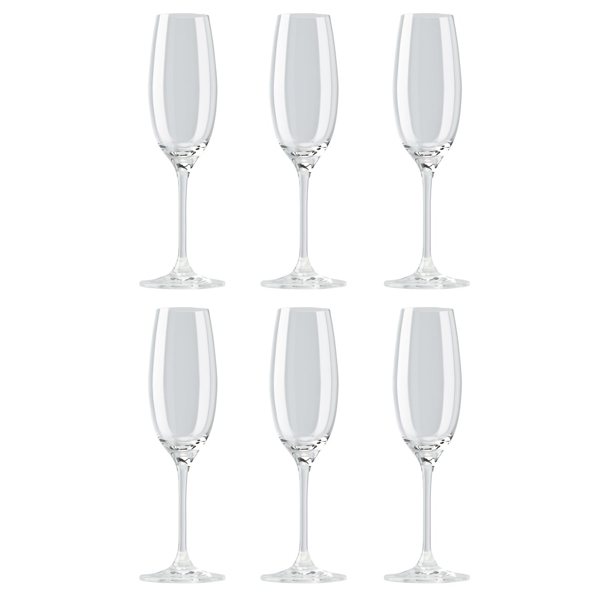 rosenthal verre à champagne divino 22 cl lot de 6 transparent