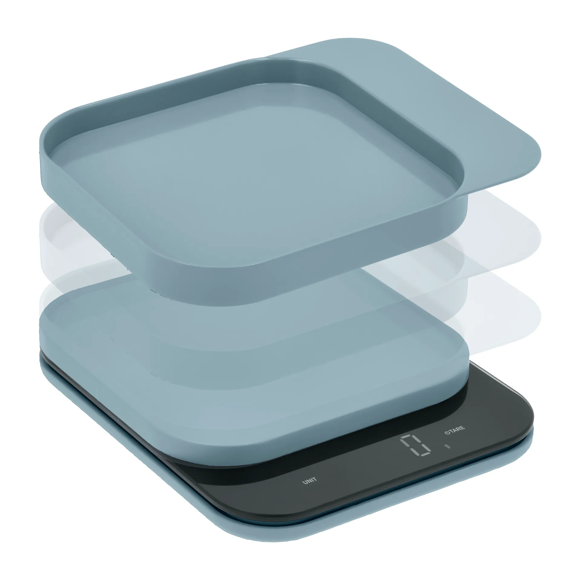  Balance de cuisine Mensura, Bleu cendré Rosti