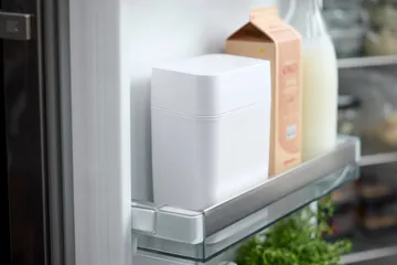 Boîte à fromage Classic avec coupe-fromage 16,5x10x19 cm - Blanc - Rosti