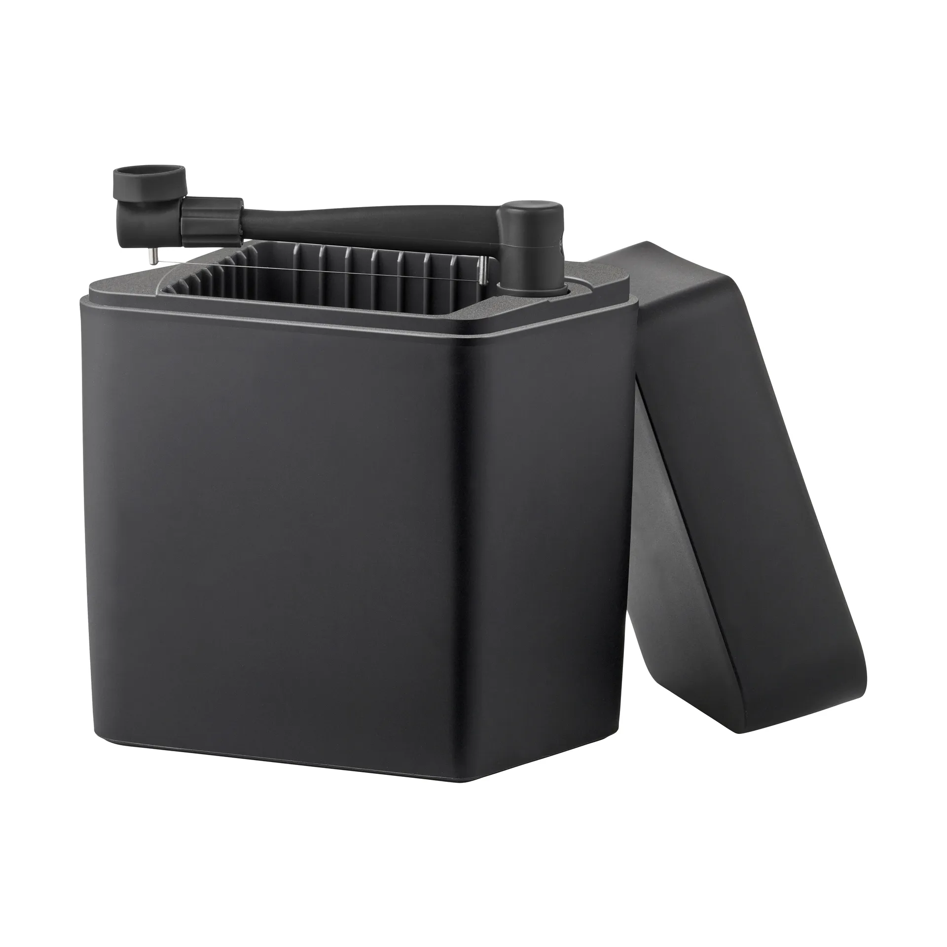 Boîte à fromage Classic avec coupe-fromage 16,5x10x19 cm, Noir Rosti