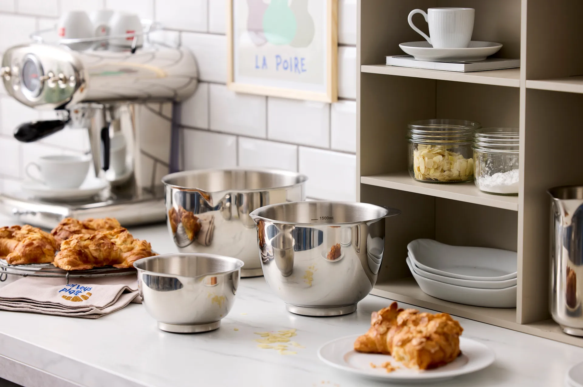 Ensemble de bols Margrethe 3 pièces, Acier inoxydable Rosti