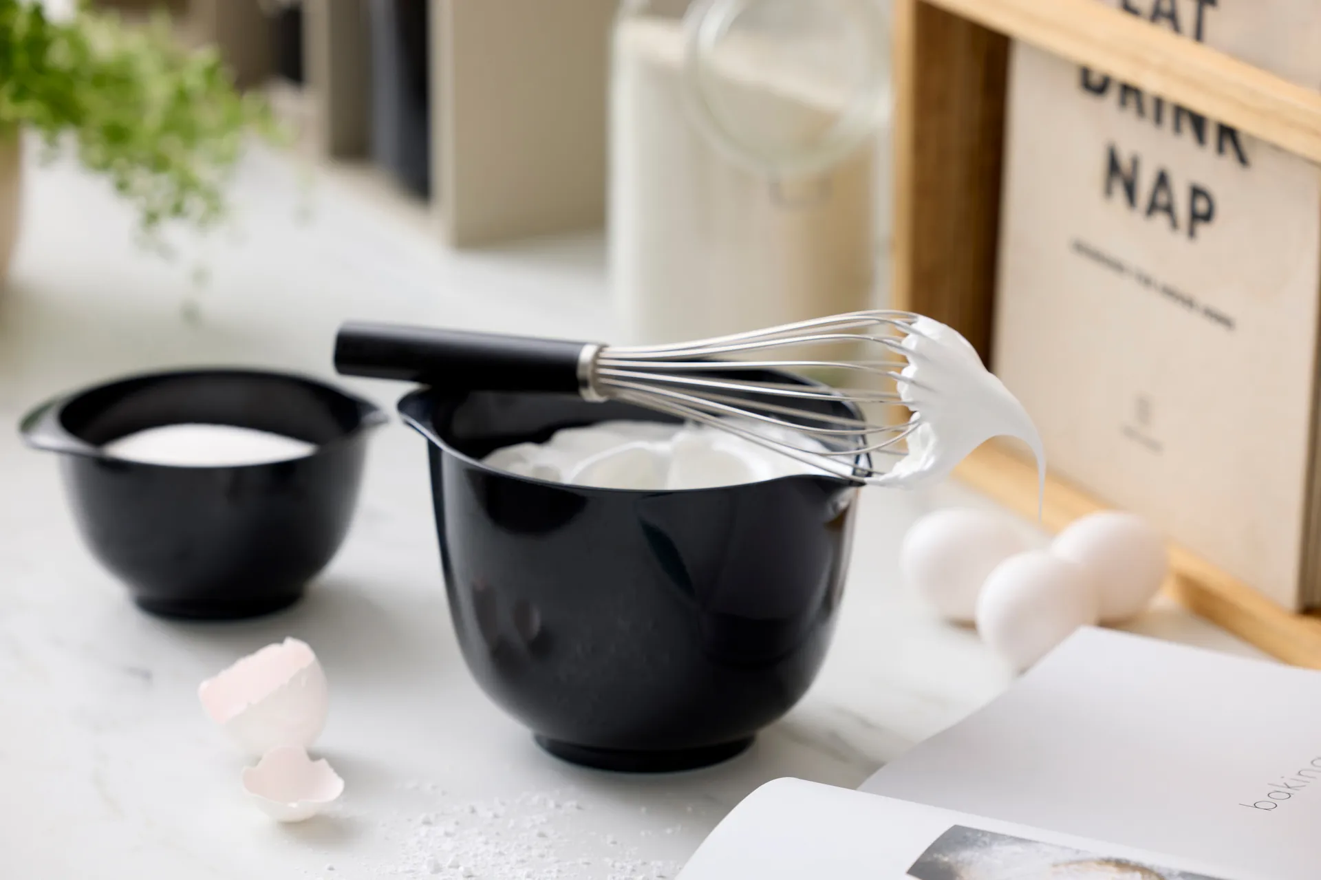 Fouet ballon Emma en acier 27 cm, Black Rosti