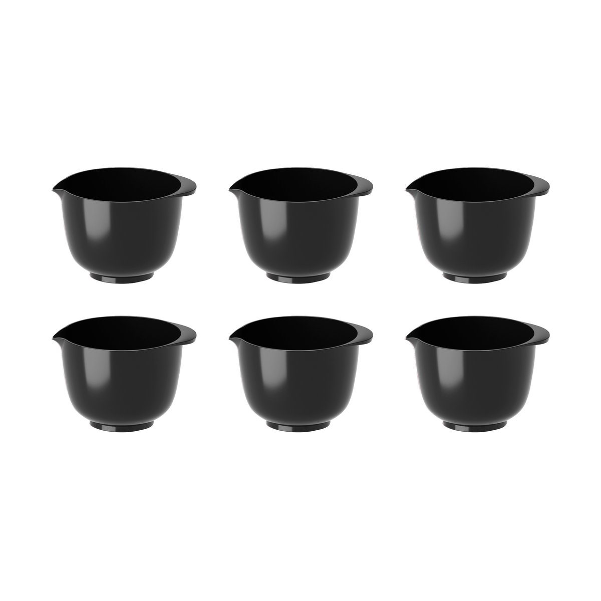 Rosti Mini bol Margrethe 25 ml 6 pièces Noir | Design Scandinave | Bols de cuisine | Noir